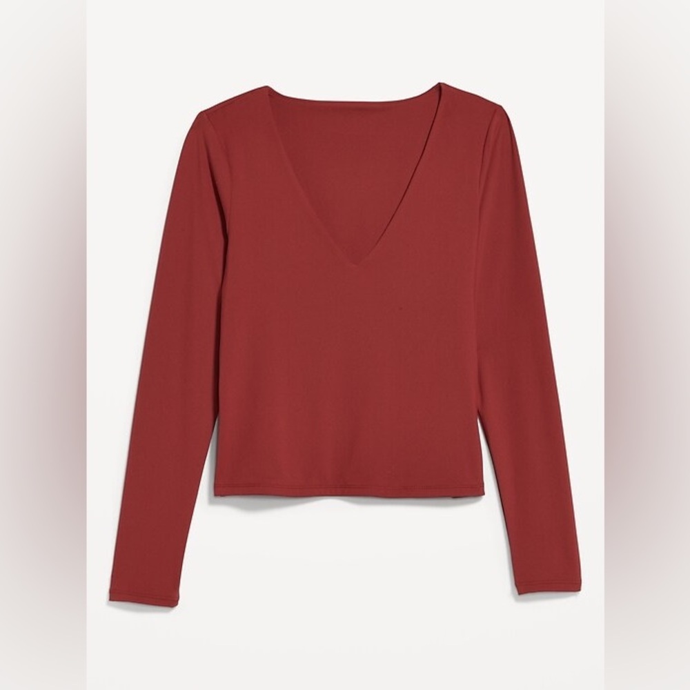Old Navy V-Neck Long Sleeve Double Layered Top